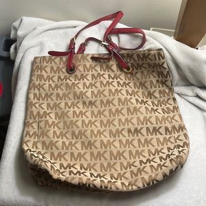 Large Michael Kors monogram tote